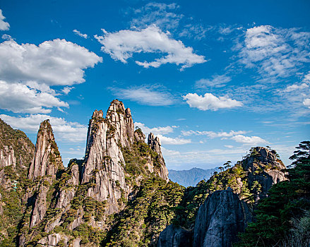 江西上饶三清山南清园群山