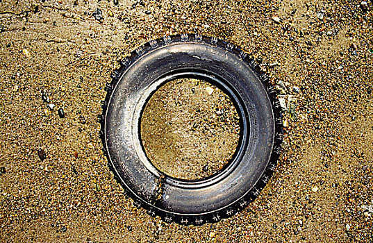 轮胎,沙子