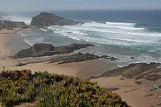 葡萄牙,西海岸,自然,海洋,海滩