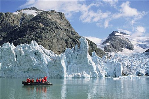 游客,冰河,南方,格陵兰,峡湾,基督教,声音