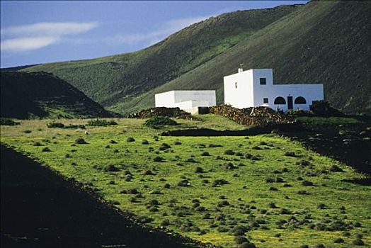 加纳利群岛,兰索罗特岛,风景,靠近