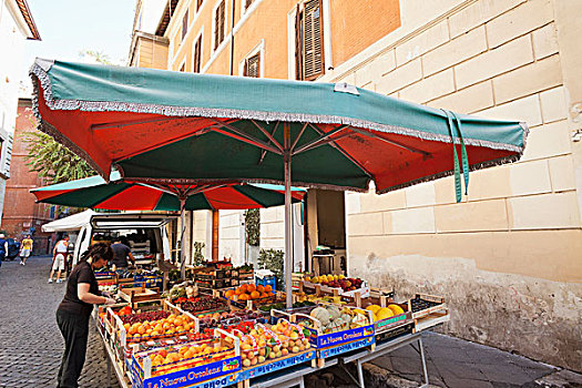 意大利,罗马,水果摊