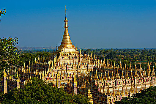 庙宇,望濑,缅甸,亚洲