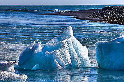 冰山,结冰,湖,冰岛