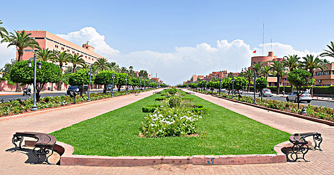玛拉喀什,城市街道