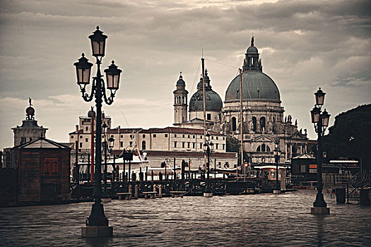 威尼斯,教堂,圣马利亚,行礼,街道,意大利