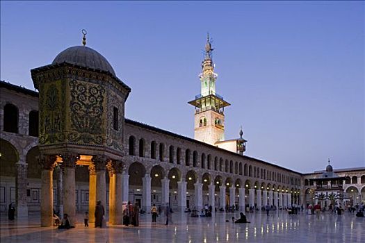 穹顶,奥马亚清真寺,大马士革,叙利亚