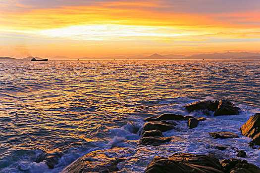 海边日落风光