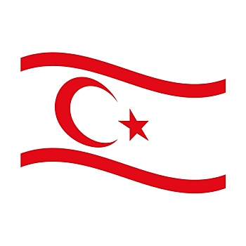 旗帜,土耳其,共和国,北方,塞浦路斯