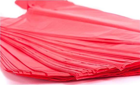 红色,塑料袋