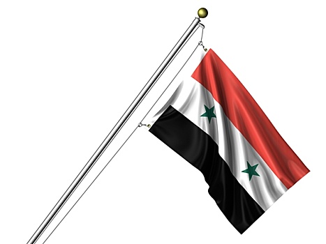 隔绝,叙利亚,旗帜