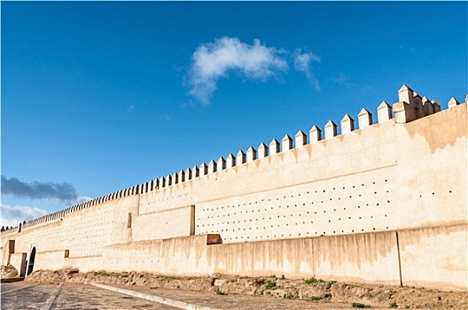 古老,加固墙,城市,摩洛哥,非洲