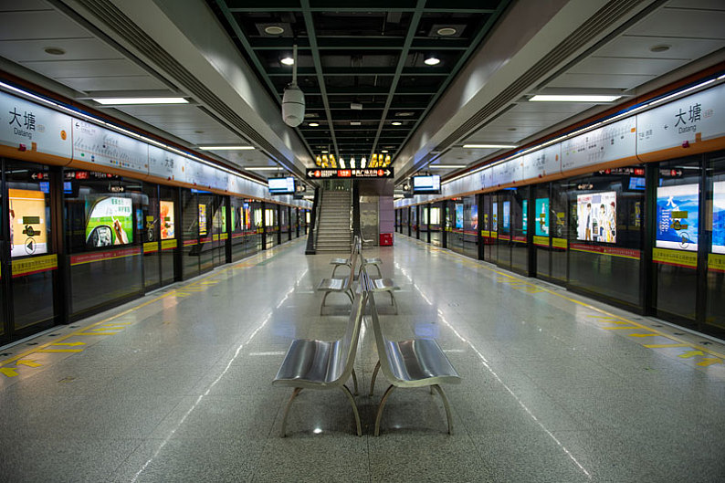 地铁站照片高清图片