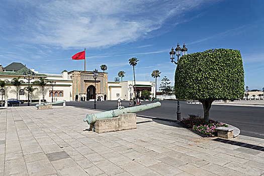 皇宫,拉巴特,摩洛哥,非洲