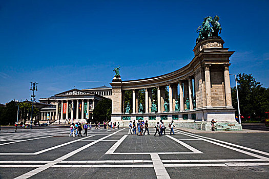 美术馆,千禧年,纪念,布达佩斯,匈牙利