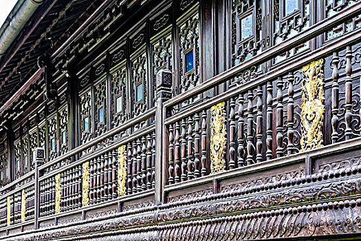 中式建筑花式门窗
