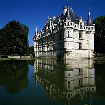 城堡,安杰雷城堡,卢瓦尔河谷,法国