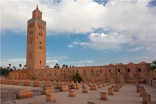 库图比亚清真寺,玛拉喀什,摩洛哥