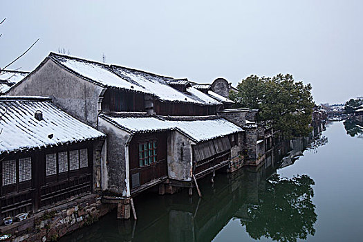 乌镇雪景