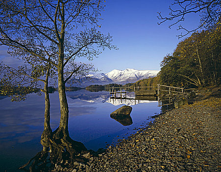 英格兰,坎布里亚,水,场景