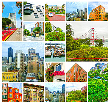 旧金山,城市,市区,摩天大楼