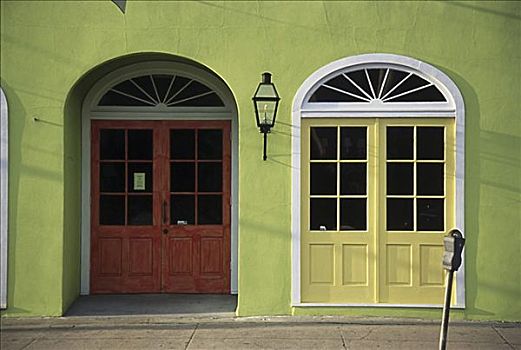 门,房子,新奥尔良,路易斯安那,美国