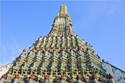 塔,郑王庙,曼谷,泰国