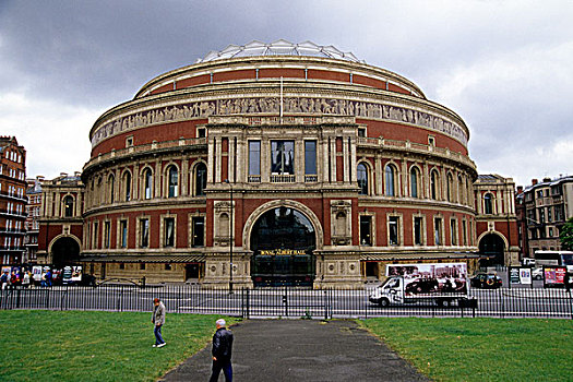 皇家艾伯特大厅,音乐会,圆顶,骑士桥街区,伦敦,英格兰,英国,欧洲