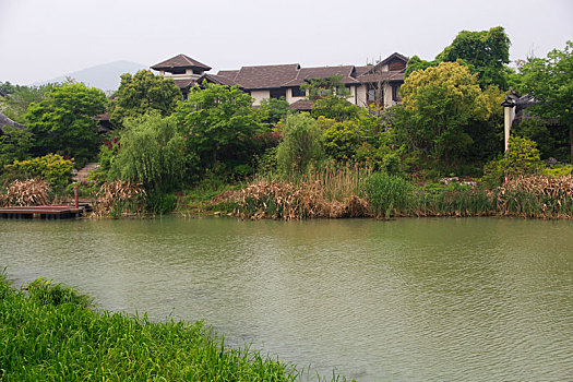 苏式庭院,水岸别墅