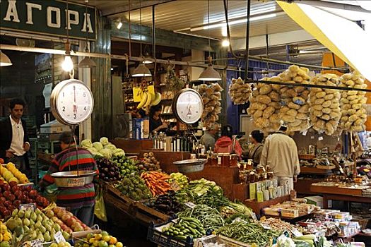 市场,伊拉克利翁,克里特岛,希腊
