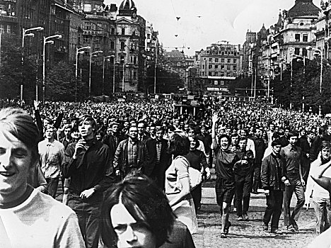 第一,周年纪念,苏联,侵入,捷克斯洛伐克,布拉格,八月,艺术家,未知