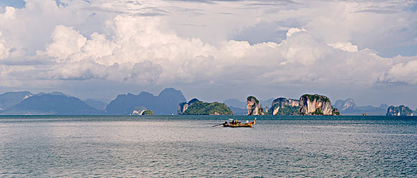风景,海洋,石头,湾,苏梅岛,攀牙,泰国,东南亚,亚洲