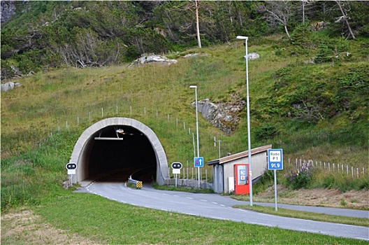 挪威,隧道