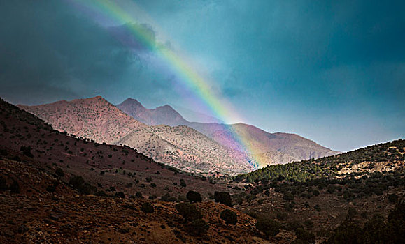 彩虹,阿特拉斯山地区