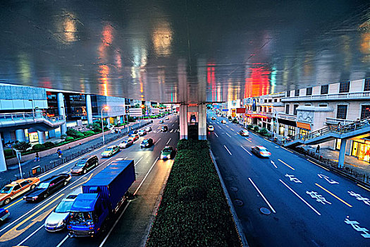 上海,街道,风景