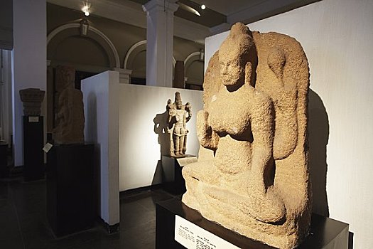 古物,阿努拉达普拉,时期,国家博物馆,桂皮,花园,科伦坡,斯里兰卡