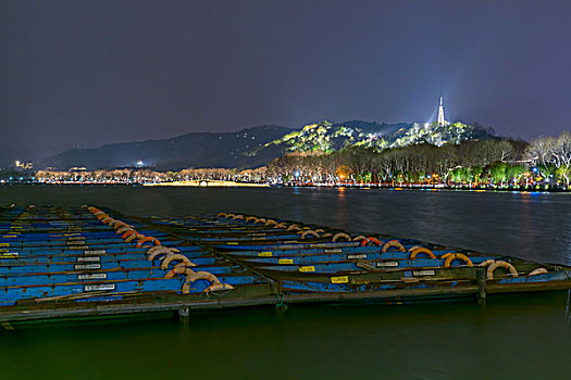 杭州西湖夜景