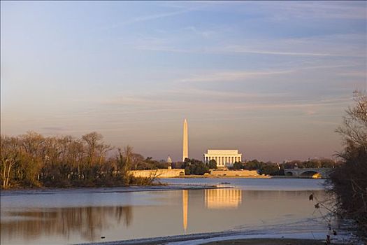 波托马克河,纪念,华盛顿纪念碑,华盛顿特区,美国