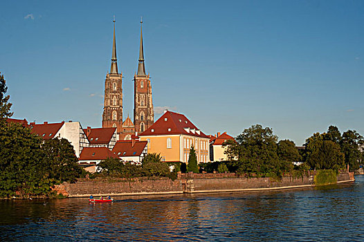 大教堂,弗罗茨瓦夫,西里西亚,波兰,欧洲