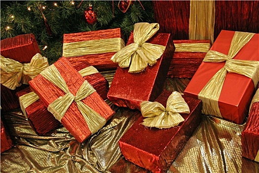 包装,礼物,红色