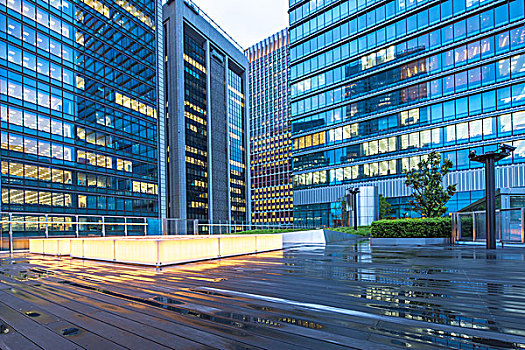 现代办公室,建筑,商务中心,东京