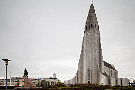 哈尔格林姆斯教堂,教堂,雷克雅未克,冰岛,欧洲