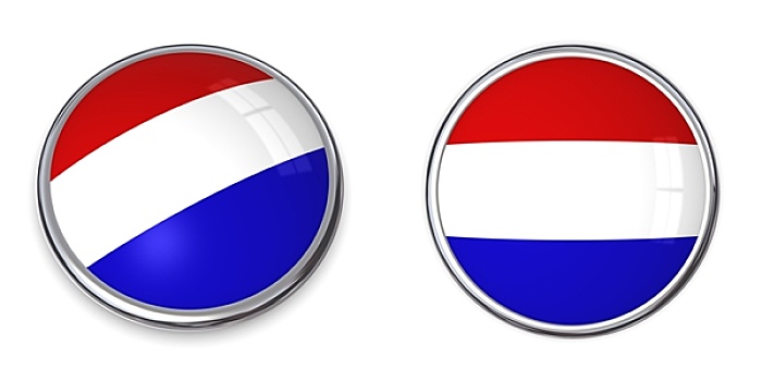 旗帜,扣,荷兰