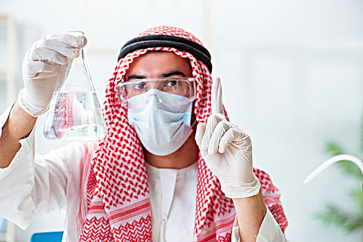 阿拉伯,化学家,检查,品质,饮用水