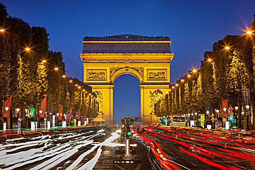 黎明,拱形,巴黎,法国