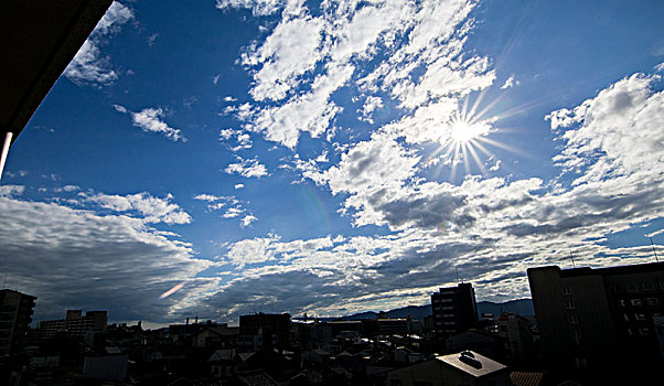 晴空万里