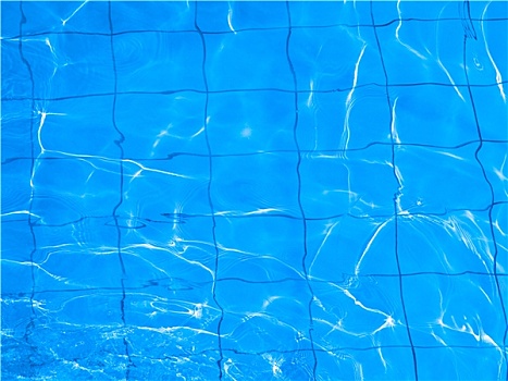 蓝色,游泳池,水,太阳,反射
