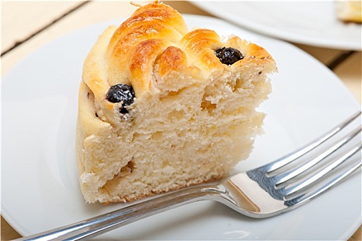 蓝莓,面包,蛋糕,甜点
