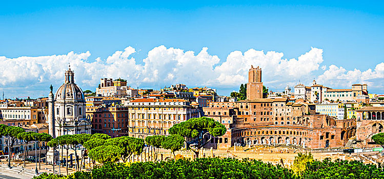 城市,罗马,圣玛丽亚教堂,洛雷托,意大利,古罗马广场,历史,中心,拉齐奥,欧洲