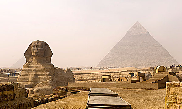 金字塔,狮身人面像,吉萨金字塔,埃及,非洲